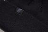 APOSTROPHE COMMA Reversible Bk Label Short Beanie (Black)