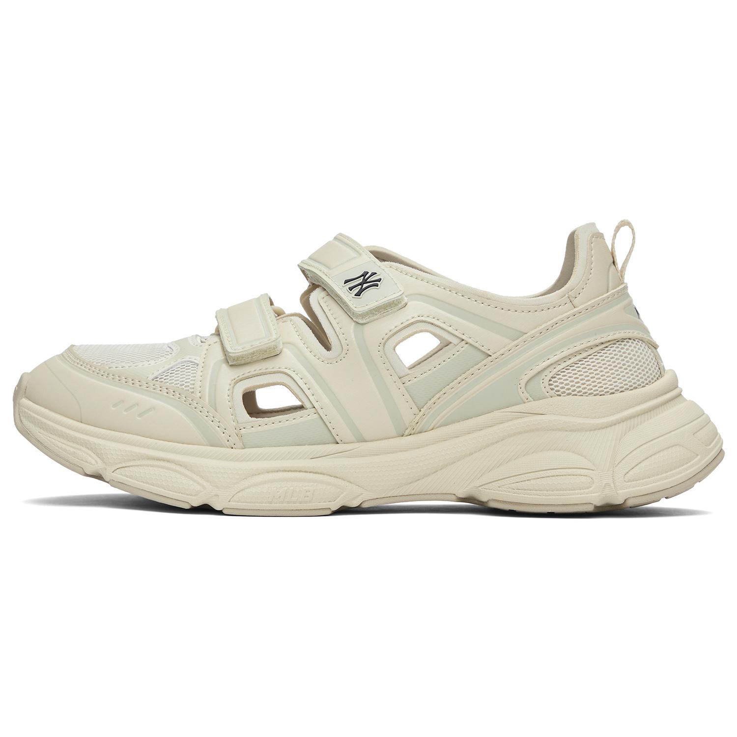 

New MLB Ace Runner Slip Resistant And Breathable Low Top Casual Shoes Unisex Ecru 3ASDACE53-50CRS 44