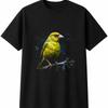 Greenfinch Bird Mens Womens T-Shirt Nature Unisex Novelty Gift Tee Funny Present