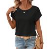 Camicie a maniche corte da donna T-shirt grafiche con stampa carina camicette Casual taglie forti Top basic Pullover