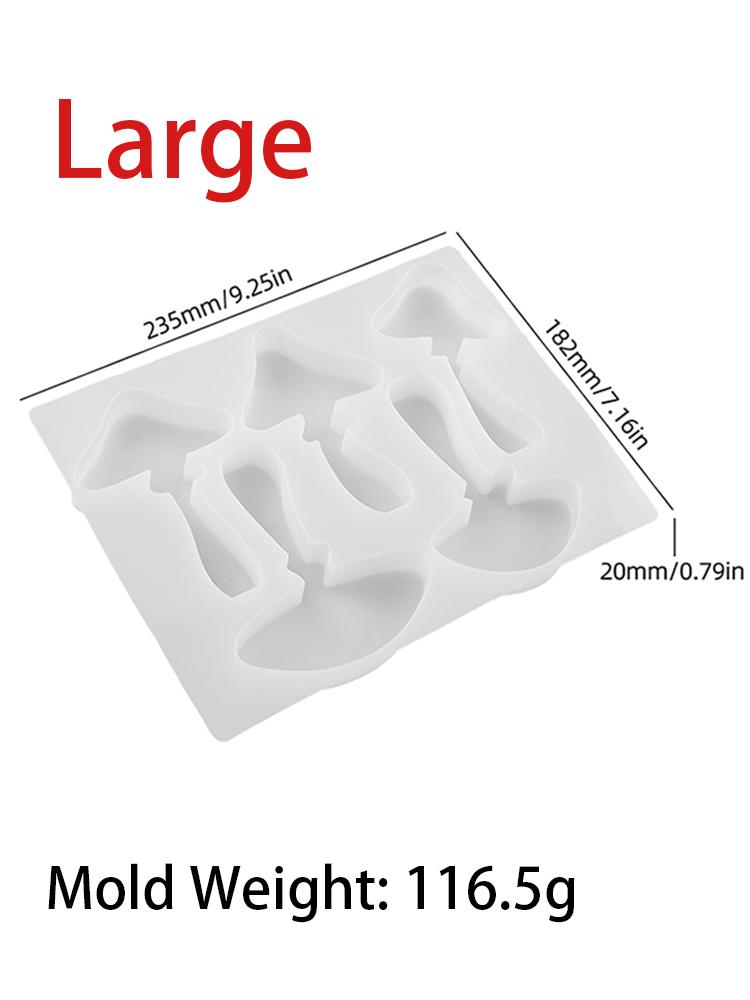Mushroom Aromatherapy Gypsum Ornaments Silicone Mold Mushrooms Scented Candle Handmade Soap Molds Resin Casting Molds Home Decor