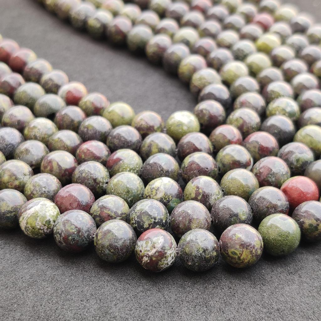 Natural Dragon Blood Jasper Beads, Natural Crystal Beads Stone, Gemstone Round Loose Energy Healing Beads, 6 MM 8 MM 10 MM Size Beads.
