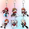Popular Cartoon Operatives Characters Keychain Accessories Bag Keyrings Jewelry Fans Womens Fans Freinds Gifts