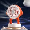 Astronaut Desk Fan 500mAh USB Rechargeable Summer Cooling Fan Quiet Portable Office Bedroom