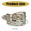 Blingbling Rhinestones Waist Belt for Street Dance Jean Casual Wear Butterfly