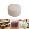 Tatami Rundes Bodenkissen Sitz Bequemes Baumwollleinenkissen zur Entspannung
