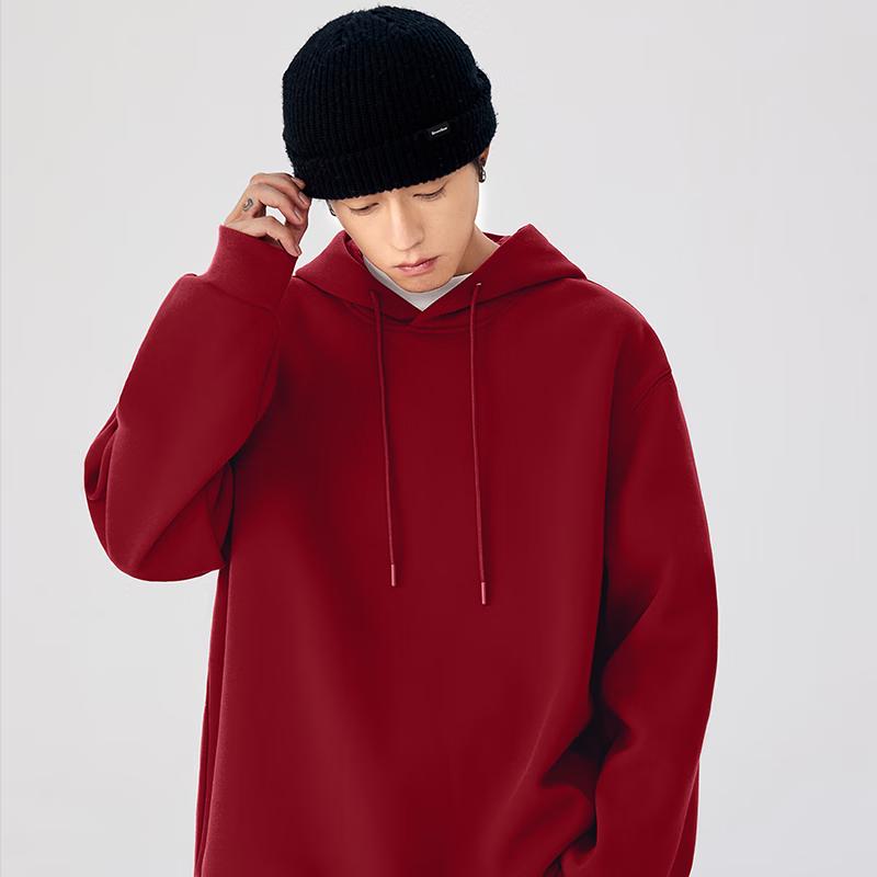 MINISO Men's Fleece Lined Hooded Sweatshirt