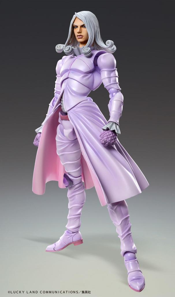 Medicos Entertainment Super Action Statue Valentine from Bizarre Adventure Part Steel Ball Approximately 150mm and POM Painted Movable Figure "Funny