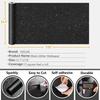 VEELIKE Glitter Removable Wallpaper Wall Renovation Suitable for Sliding Wall Furniture Interior Kitchen Easy to 40 x 300cm Sheet, Black, Thick,