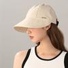 Cappello da Sole da Donna a Tesa Larga Pieghevole Berretto da Baseball per Coda di Cavallo Cappello a Secchiello da Pescatore da Spiaggia per Esterno