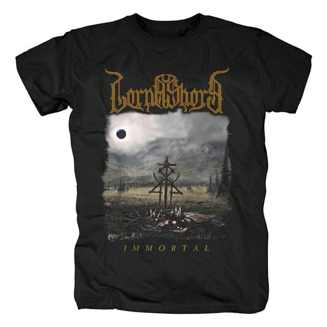 Retro Immortal Lorna Shore Kapela Tričko Klasické Černé Unisex Pánské S-5XL 1J0741 Unisex Tričko