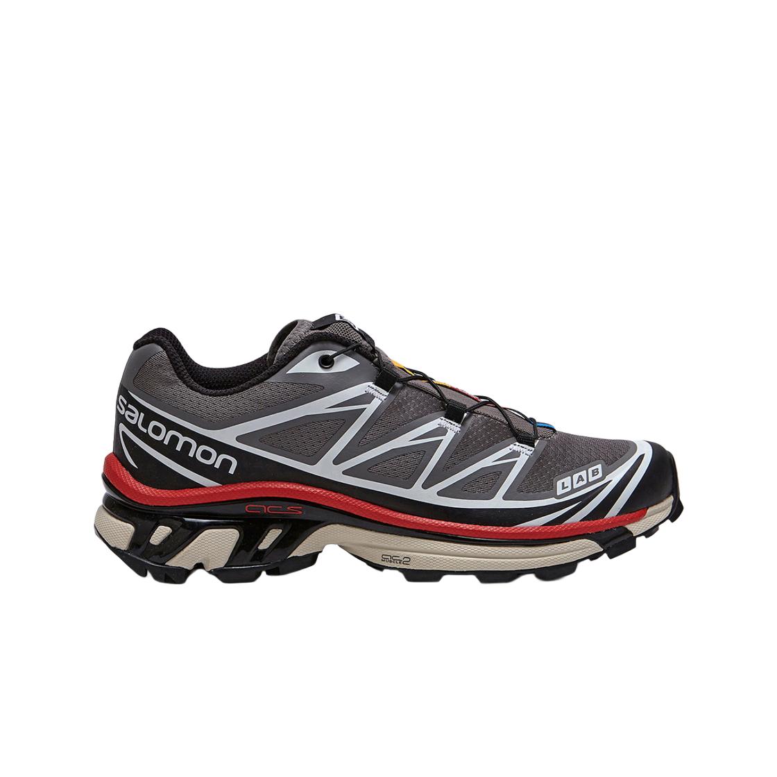 Salomon Xt-6 Pewter Aurora Red 230