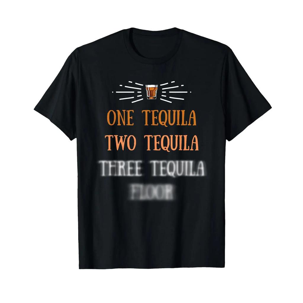Funny Drinking Tequila T Shirt Alcohol Lover Drinkers Vintage Unisex Casual Stretched Designer Clothes Streetwear