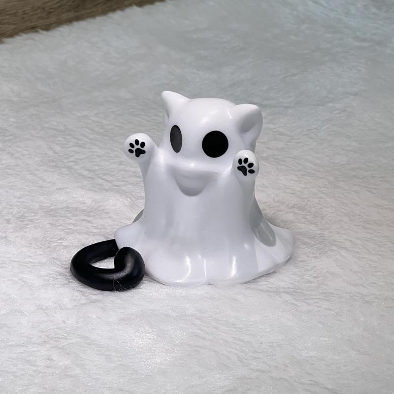1Pc Cute Ghost Statue, Ghosts Small Scary Ghost Figurines, Halloween Home Decorations, Coffee Table Centerpieces Shelf