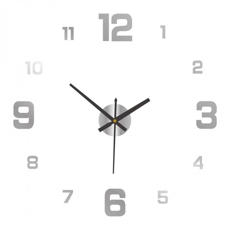 

Digital Luminous Clock Home Diy Wall Clock No Punching Decorative Wall Sticker Clock Acrylic Wall Clock Silent Three-dimensional luminous