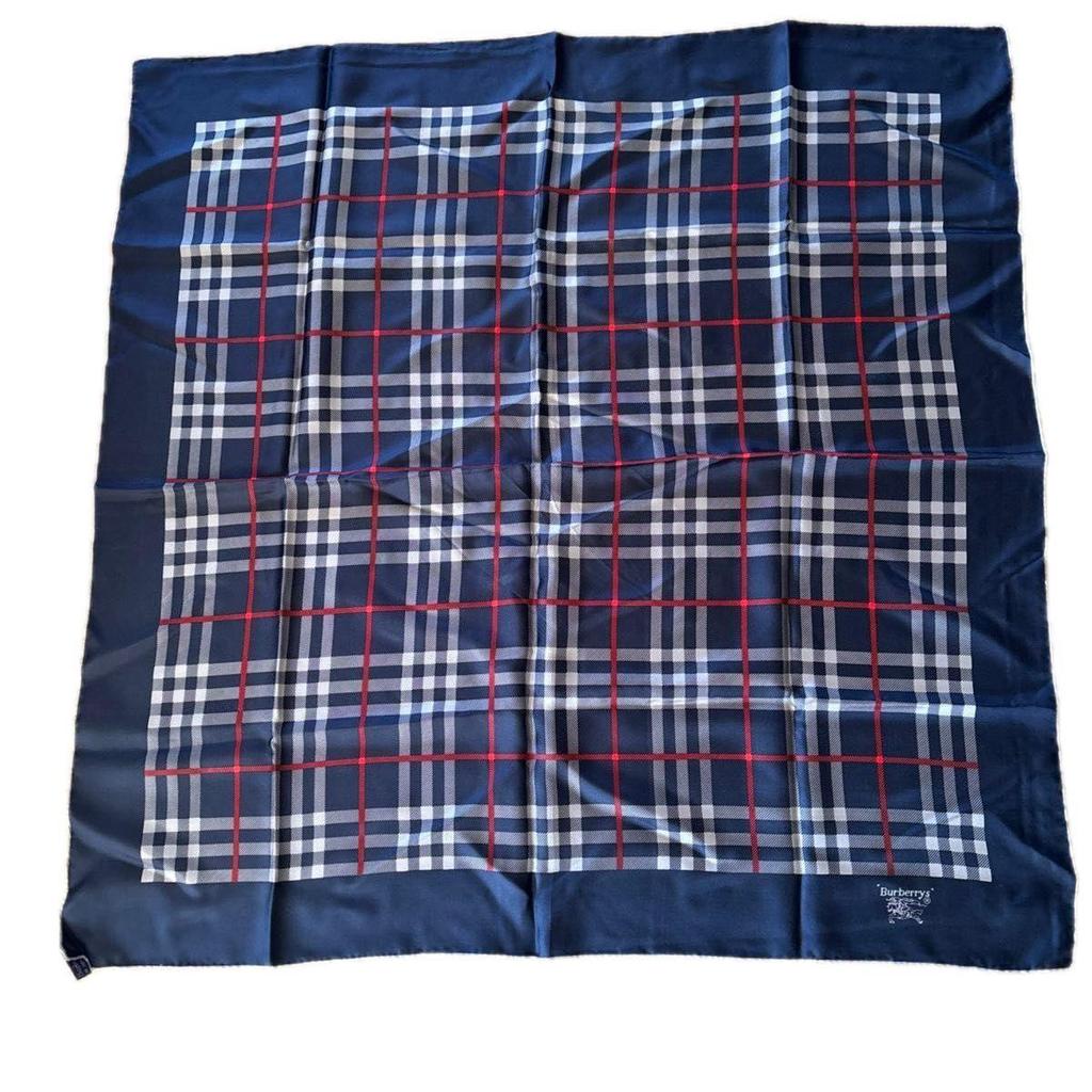 Used Burberrys Nova Check Scarf Navy