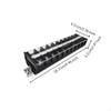 Terminal Block, DIN 20A Screw Strip, Configurable Wiring, Electrical Panel 100A 10P