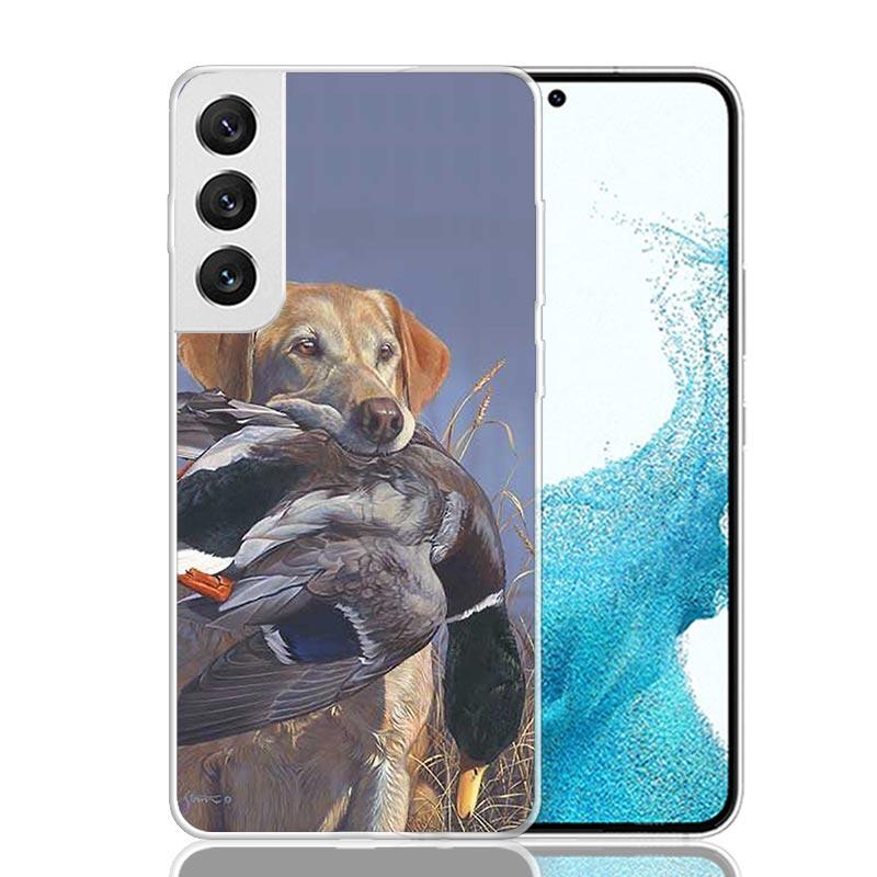 Hunter Dog Hunting Phone Case For Samsung Galaxy S26 Ultra S23 S24 S25 Edge S20 FE S21 S22 Plus Soft Print Shell Cover Fundas Ga