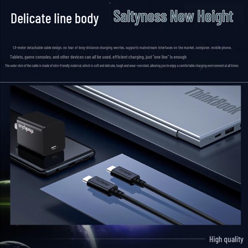 Lenovo 65W Type-C Mini Portable Fast Charger