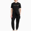 Emporio Armani Ss24 Logo Letter Print Crew Neck Straight Fit Short Sleeve T-Shirt Men Tops Black 3D1TP4-1JUVZ-0999