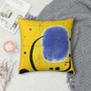 Federa Cuscino Quadrata Joan Miro 40 Poliestere Lino Velluto Fantasia Zip Decorazione Copricuscino Divano