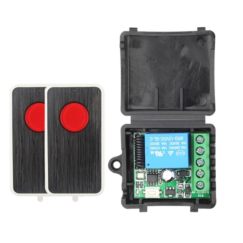 433MHz DC12V 10A 1 Channel 1Ch Wireless Relays RF Remote Control Switches Heterodyne Receiver Module