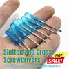 10 Stück Mini 2/3mm Flachschlitz Kreuzschlitz Kleiner Schraubendreher für Handy Box 360 Wireless Controller Reparatur Öffnen