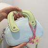 Candy Color Portable Small Bag for Women 2025 Summer New Small Fresh Portable Small Square Bag Texture Shoulder Messenger Bag