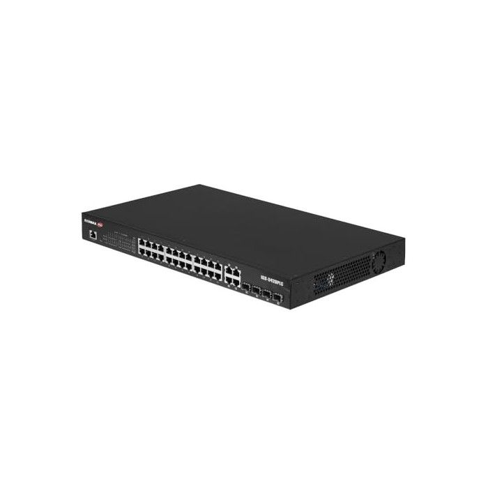 EDiMAX IGS-5428PLC Switch Intelligente Industriale 28 Porte Gigabit PoE+ VLAN