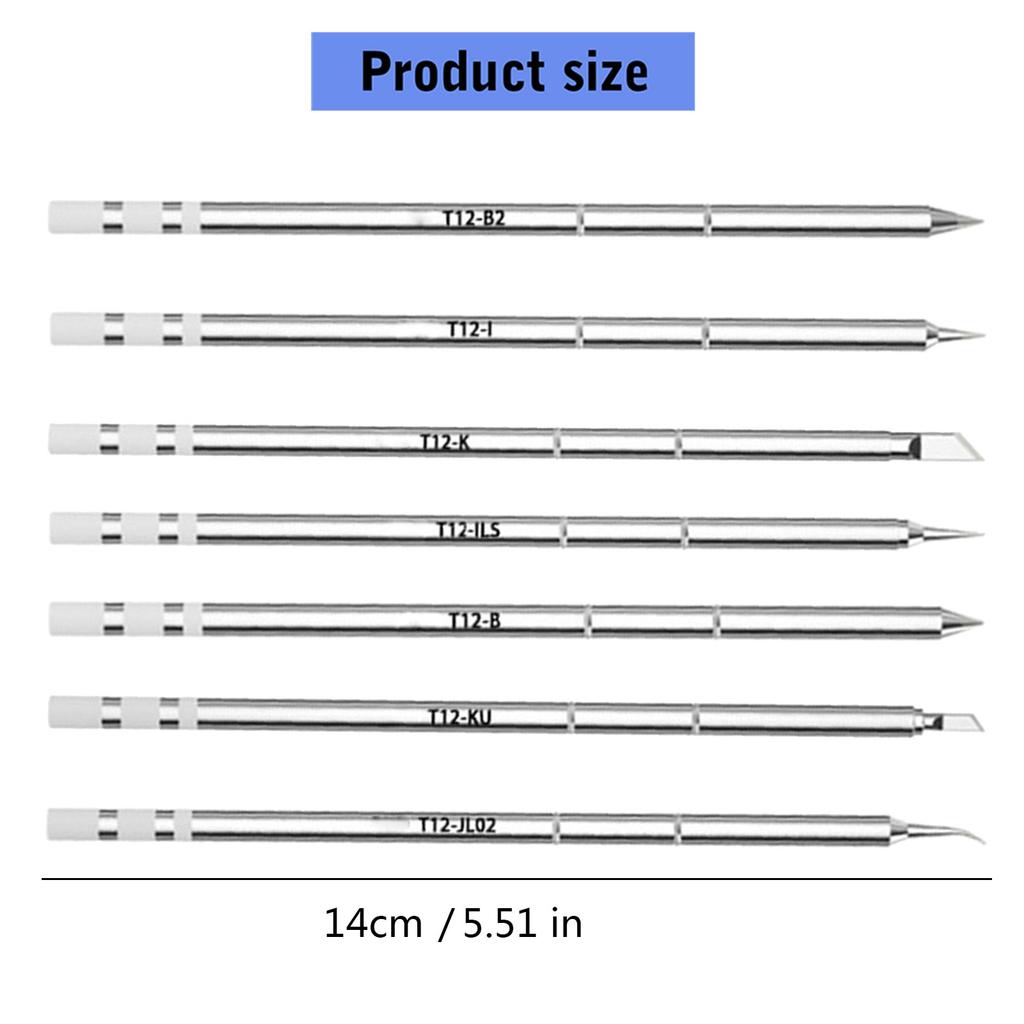 Soldering Iron Tip Stainless Steel Replacement T12 Soldering Iron Power Tool Electrician Various Model Welding