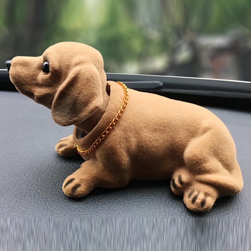 1 Stück dynamische Hunde-Autodekorationen, geeignet für Autos, Tischdekorationen, Ostern, Weihnachten, Thanksgiving und Geburtstagsgeschenke