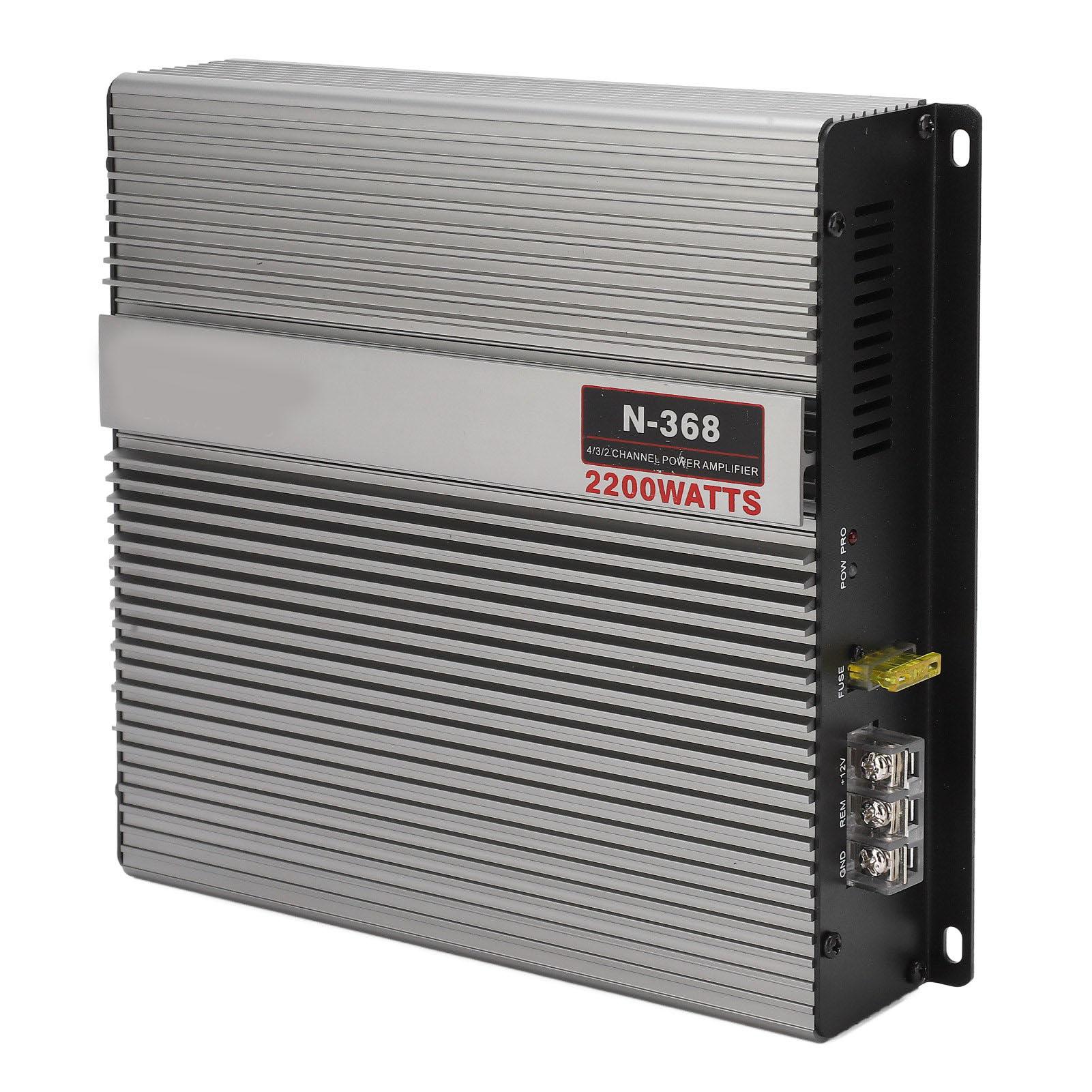 

12V 2200W Silver Universal Car Stereo Amplifier Audio Subwoofer Amplifier for Automobile