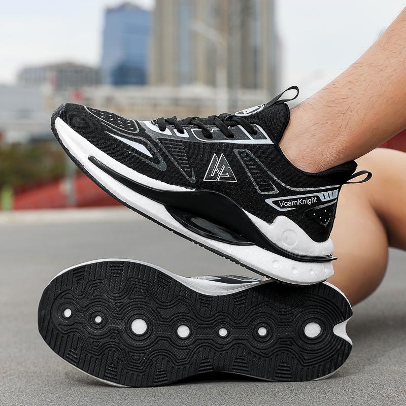 Men's Running Shoes Breathable Man Sports Sneakers Lace Up Comfort Casual Walking Shoes Athletic Training Footwear