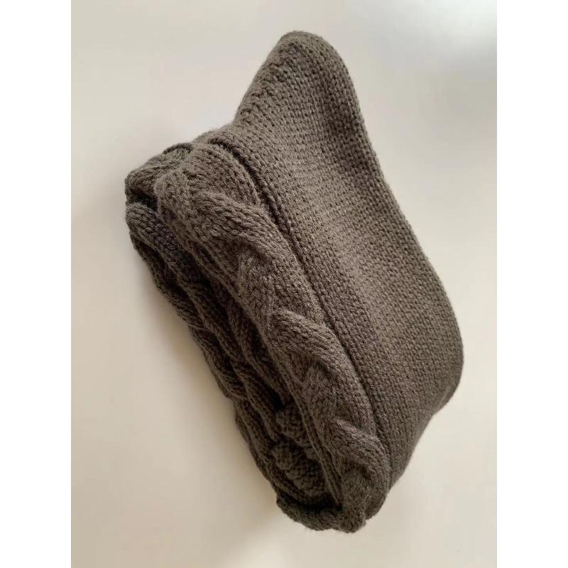 

Новые весенние и осенние модели носков женские носки утолщенные с двойным шариком удлиненные вязаные шерстяные носки гольфы темно-серого