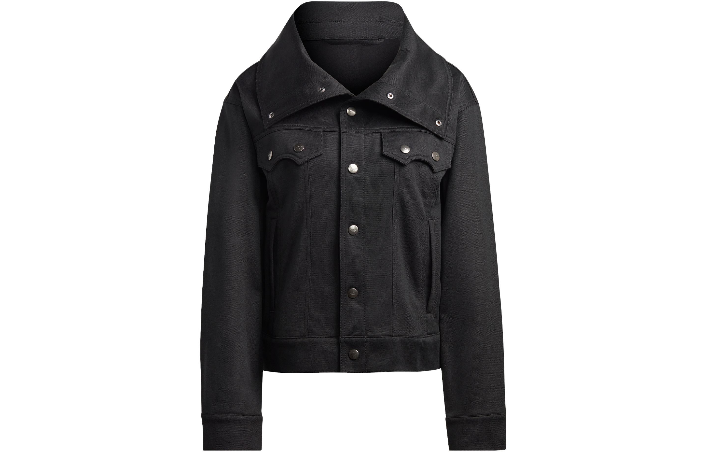 Adidas Originals Jackets Women s Black Lapel Moderate Other IB5796 S
