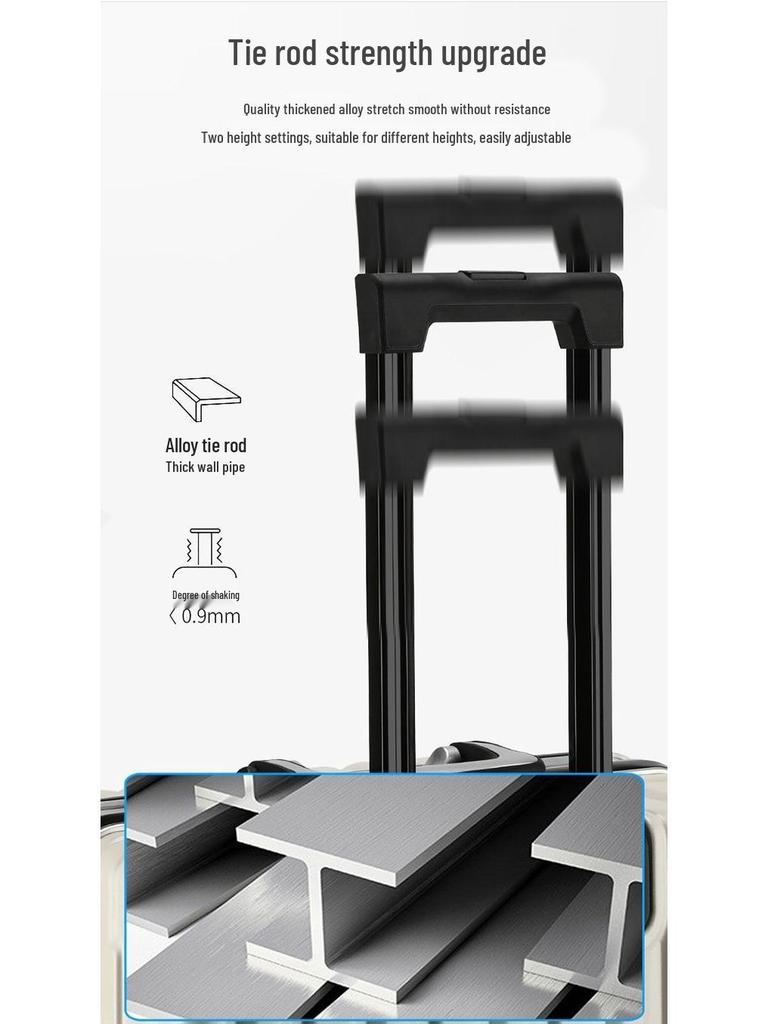 24-Inch Universal Wheel Trolley Suitcase for Family Travel