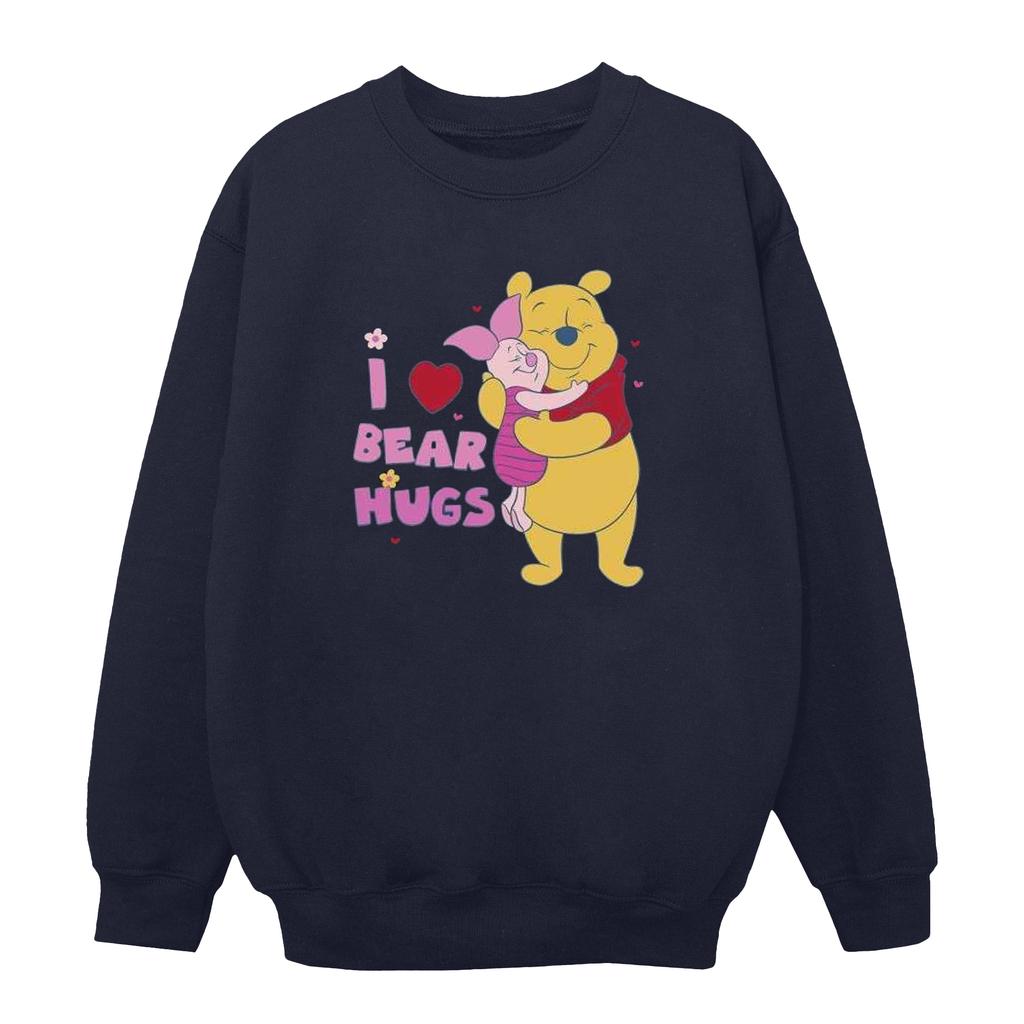 Disney Womens/Ladies Winnie The Pooh Mum Best Hugs Sweatshirt