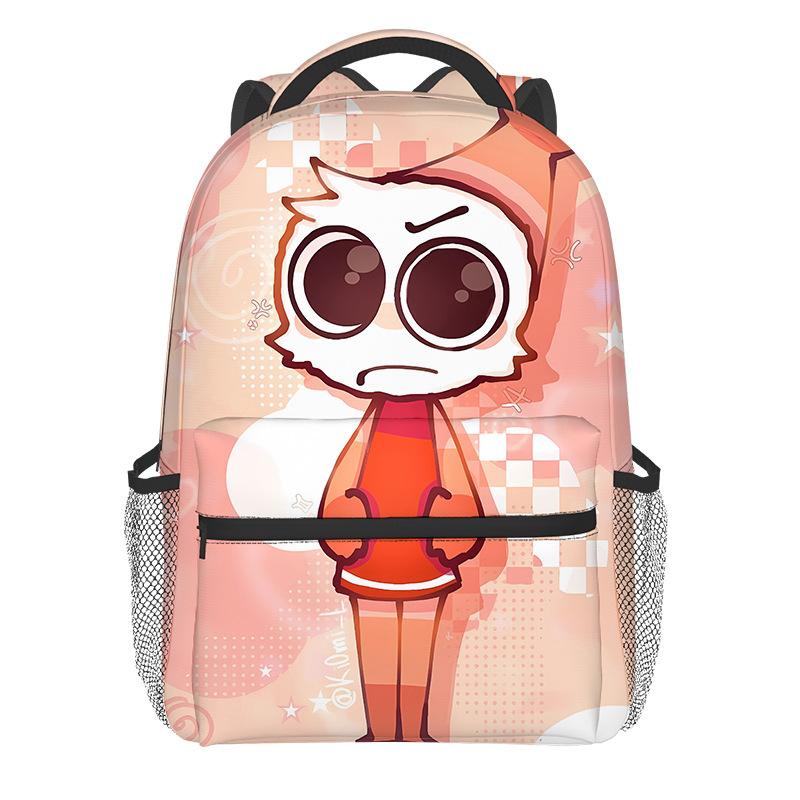 Dandy's World Kids Backpack DIY Cute Printed Student Bookbag Double Shoulder Bag for Children