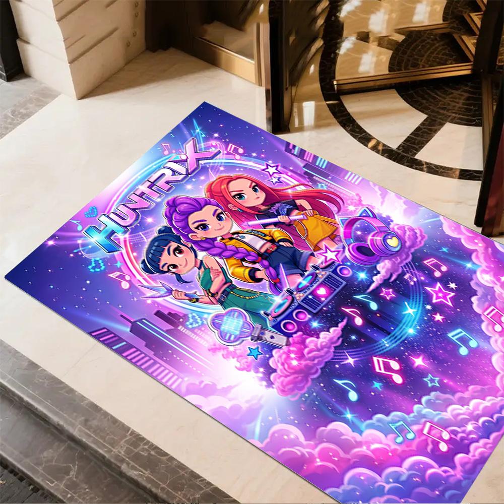 Huntress Power Unite Floor Rug Office Rug Design for Kitchen Hallway Entryway Balcony Antislip Carpet Decorate Offices