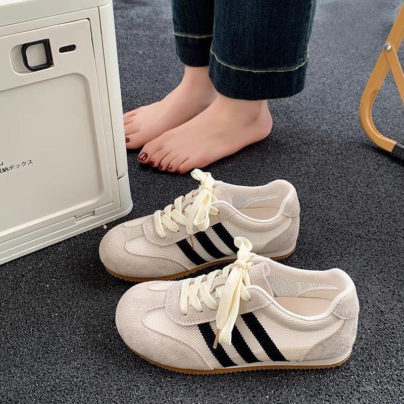 Popular German training shoes women's shoes women's 2025 spring new spring and autumn models versatile casual flat Forrest Gump shoes board shoes