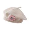 Winter Toddlers Beret Princess Girls Warm Hat Lovely Knitted Caps Windproof Hats Baby Stylish Bonnet for Infant 6M-4T