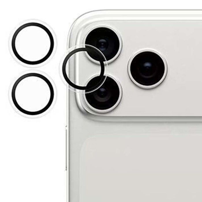 Verre de Protection Objectif Camera pour iPhone 17 Pro et 17 Pro Max Panzer Glass Transparent