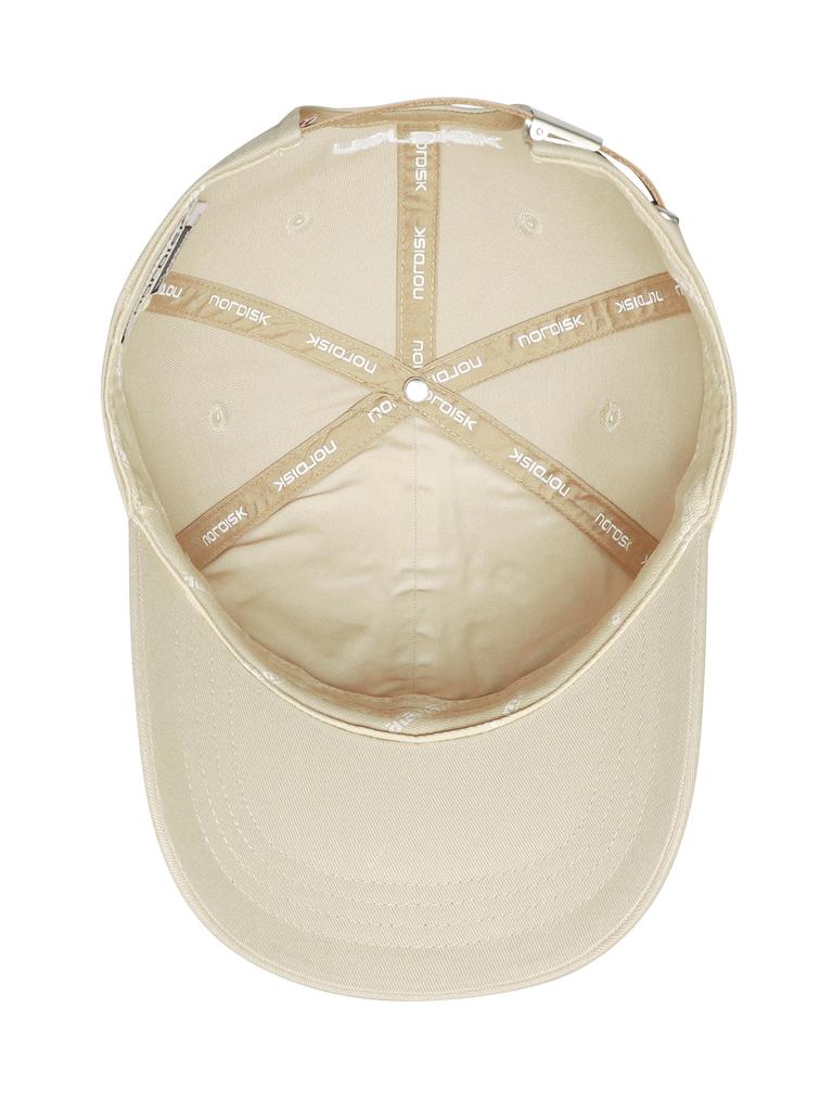 NORDISK [Signature] Polar Bear Logo Cotton Ball Cap_Beige