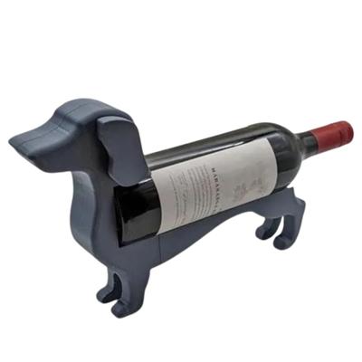 Držiak na vínovú fľašu v tvare psa