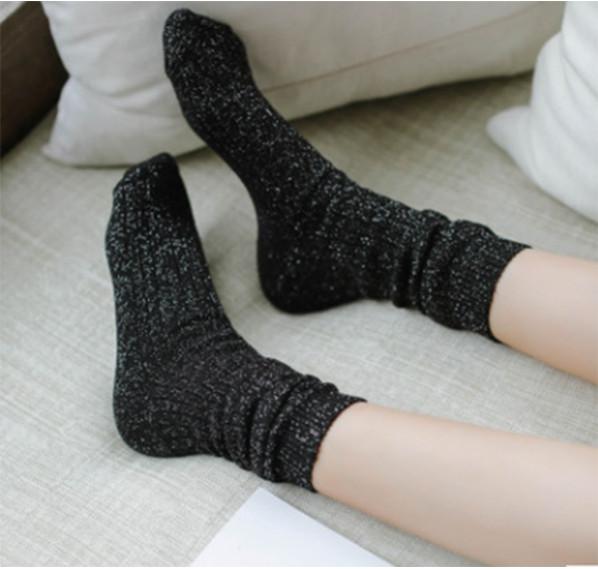 Vintage Style Japanese Cotton Crew Socks For Women Soft And Cozy Fall Winter
