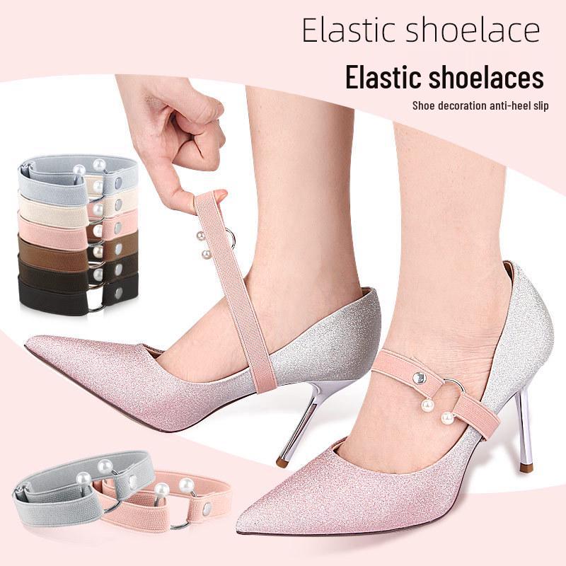 Decorative Anti-Slip High Heel Straps with Buckle