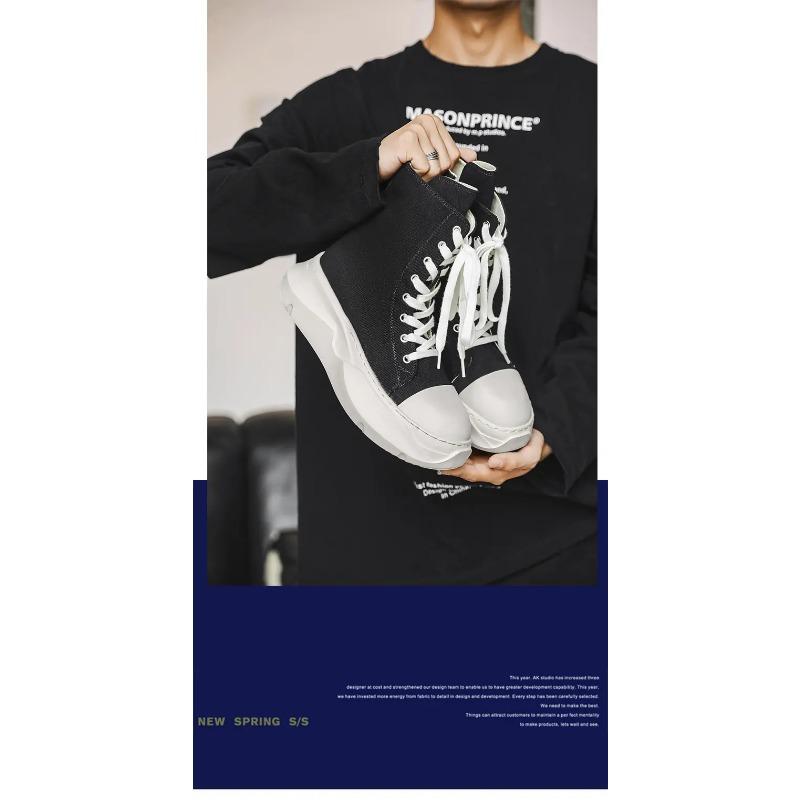 Zewnętrzne antypoślizgowe i odporne na zużycie buty robocze Modne i codzienne botki na grubej podeszwie Wysokiej jakości męskie zamszowe buty trekkingowe