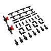 1/2" Drip Irrigation Fittings Kit 1/2In Tubing Fitting Set Straight Tee Elbow-Plug Coupling Garden Watering Hose Connectors