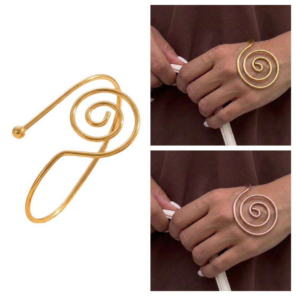 Portable Spiral Palm Ring Handmade Reiki Energy Spiral Hand Ring  for Meditation & Energy