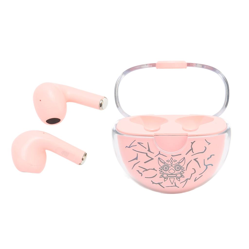 Bluetooth Ohrhörer Multifunktionell Stilvoll HiFi Stereo Sound Intelligente Geräuschunterdrückung Kabellose Gaming Kopfhörer Rosa